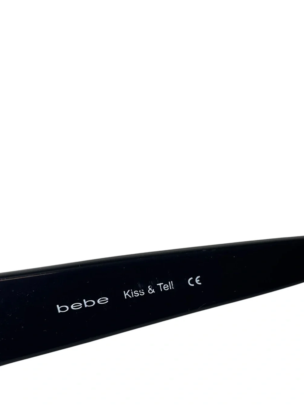 Vintage Y2K bebe Women's Glasses Frames Black Bling Logo 48 15 130 Kiss & Tell